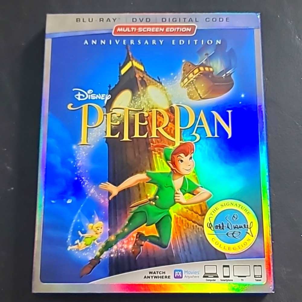 Peter Pan Blu-ray and DVD